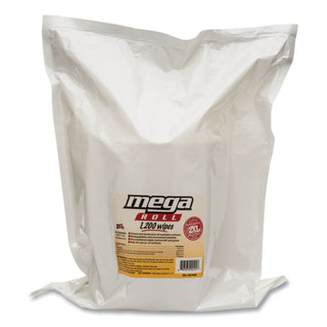 2XL Gym Wipes Mega Roll Refill, 8 X 8, White, 1200-roll, 2 Rolls-carton freeshipping - TVN Wholesale